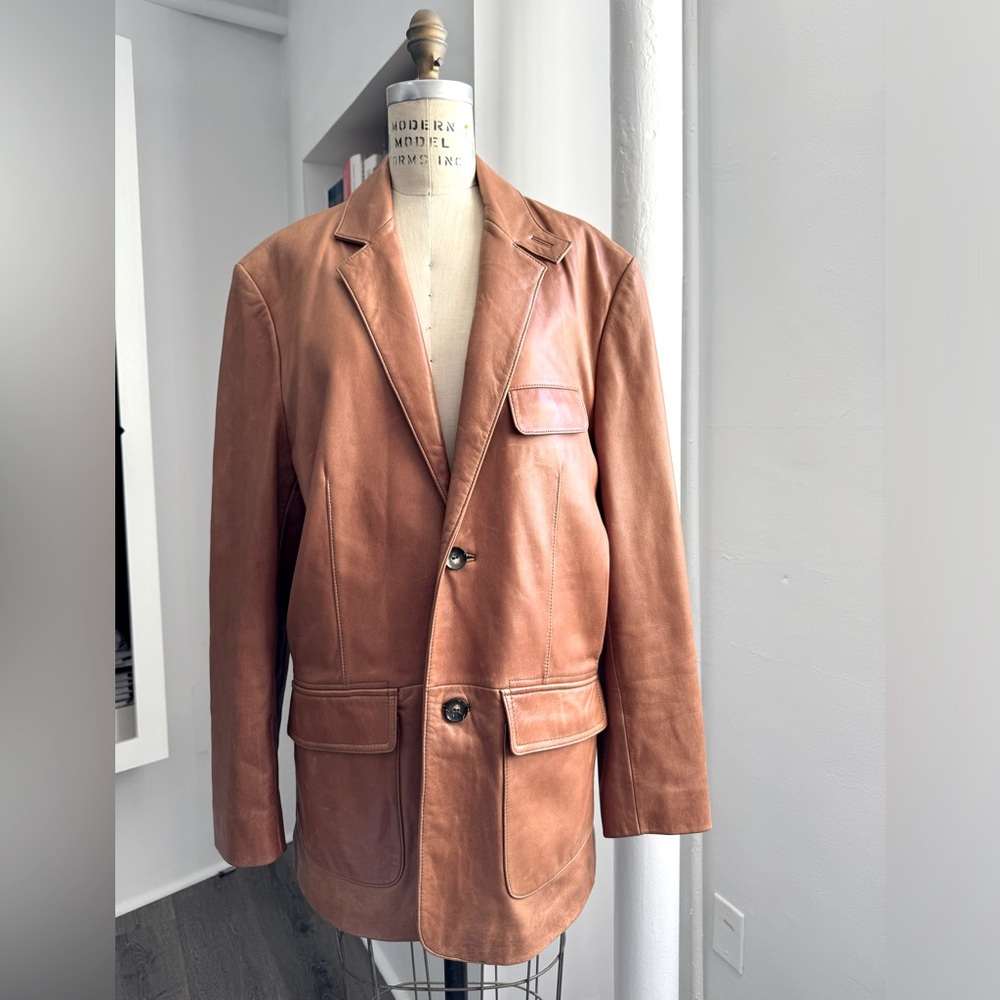 Vintage Tan Wilsons Pelle Studio Soft Leather Jacket M Men’s